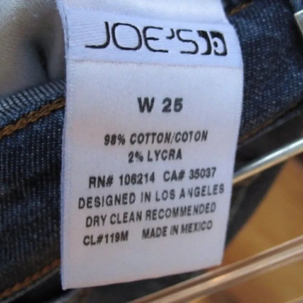 Blue Mid Rise Cropped Jeans - Picture 7 of 7